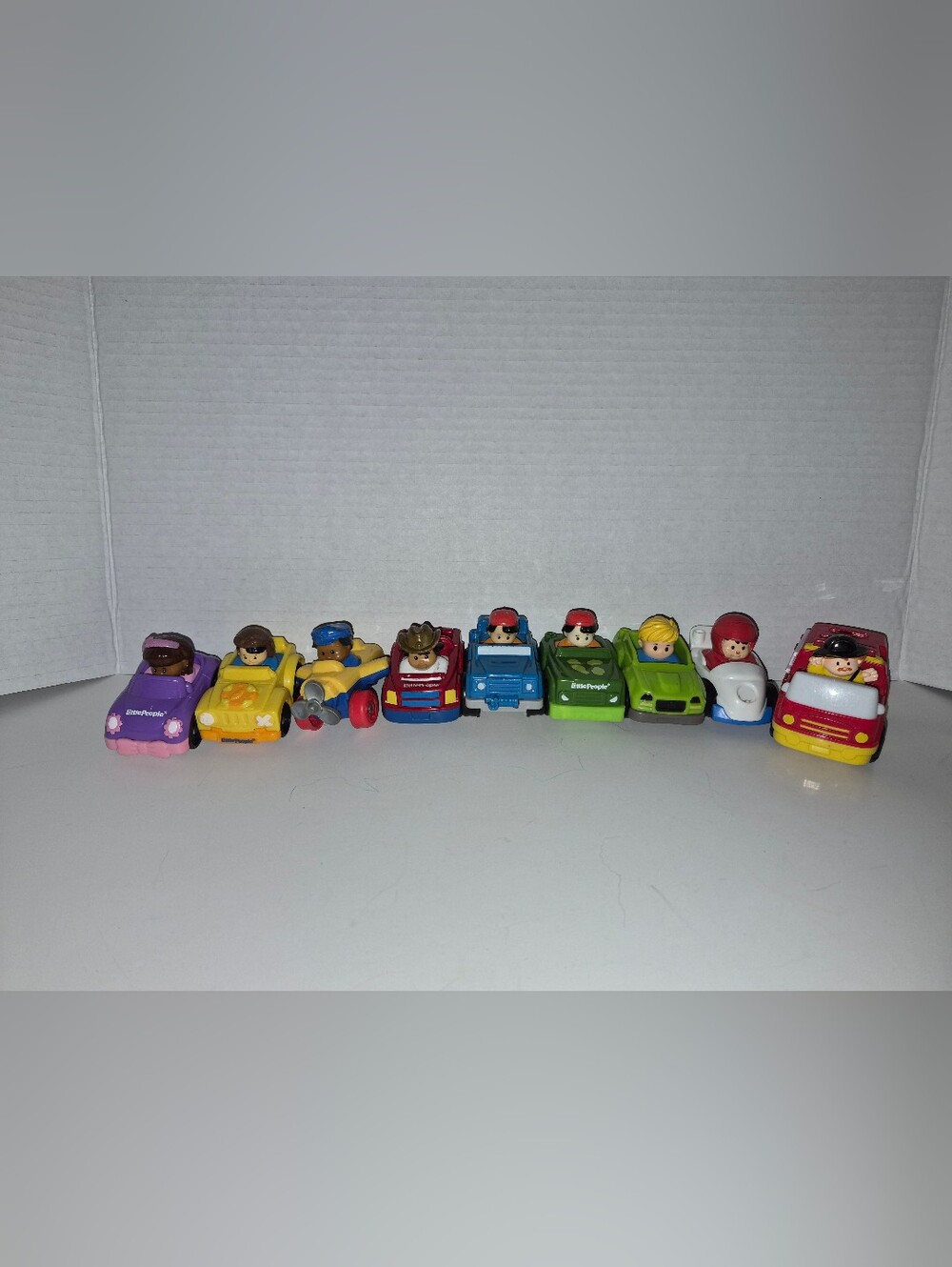 Fisher Price Little People Wheelies Toy Lot Cars